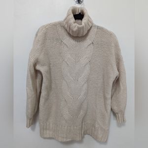 AERIE Oversized Turtleneck. Wool Blend. S